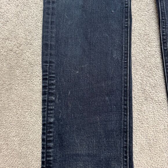 Levi's 511 Slim Fit Denim Jeans Mens 36x30 Blue Straight Leg Dark Wash Casual - Picture 9 of 16